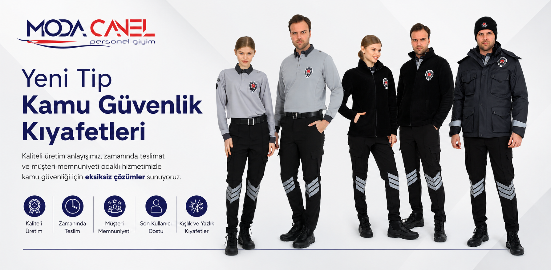 Yeni kamu yönergesine uygun özel güvenlik kıyafetleri