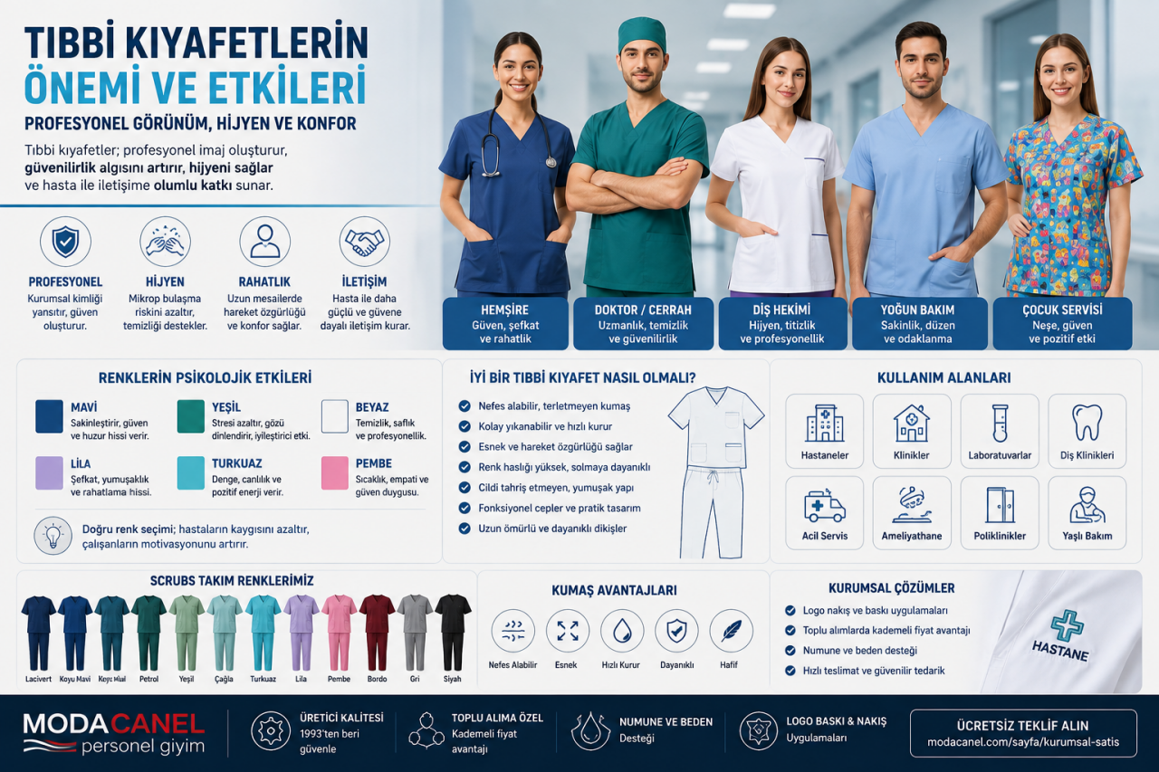 Klinik Kıyafetlerin Önemi: 'Scrubs' ile İlgili Tıbbi Kıyafetlerin Etkileri
