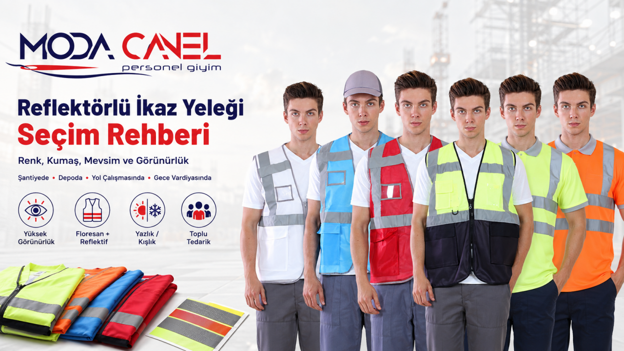İş Güvenliği Yeleği Rehberi: Reflektörlü ve İkaz Yeleği Nasıl Seçilir?