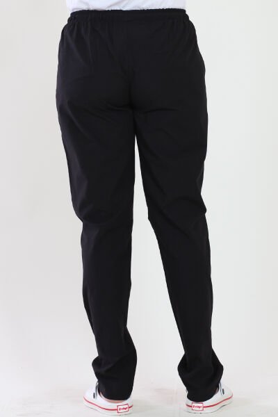 Lastikli Terikoton Siyah Medikal Pantolon Siyah - XS
