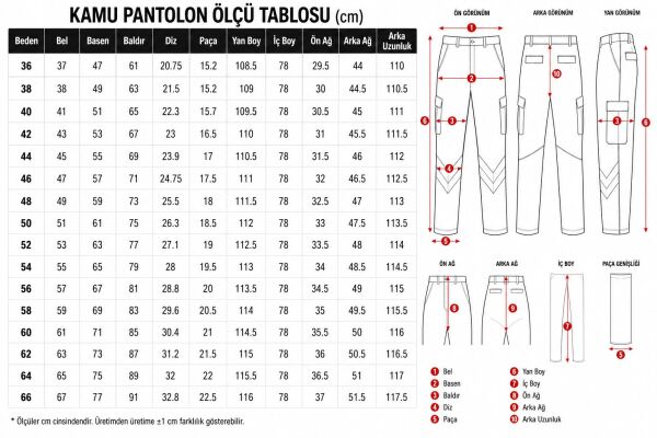 Yeni Tip Ultralikra Güvenlik Erkek Pantolon Ripstop