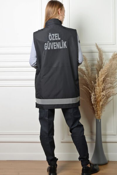 Bayan Yeni Tip Kamu Güvenlik Kışlık Tesettür Tunik Uzun Yelek