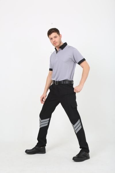 Yeni Tip Ultralikra Güvenlik Erkek Pantolon Ripstop 48 - Siyah