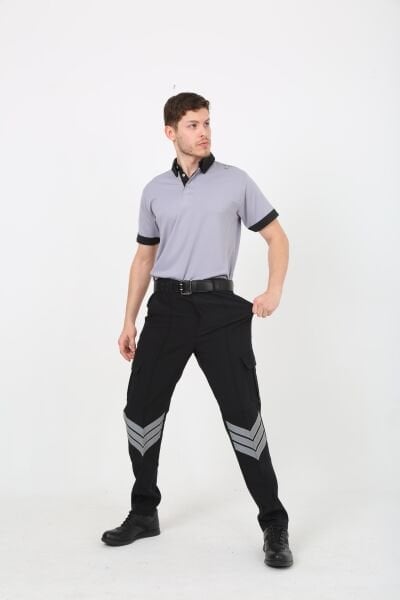 Yeni Tip Ultralikra Güvenlik Erkek Pantolon Ripstop 52 - Siyah