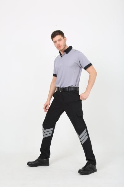 Yeni Tip Ultralikra Güvenlik Erkek Pantolon Ripstop 54 - Siyah