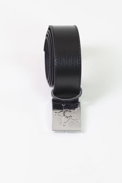 Güvenlik Kemeri Siyah – 4,5 cm, Suni Deri