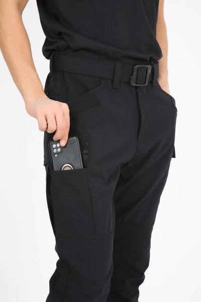Monel Outdoor Siyah Ultra Likralı Siyah Su iticili Ripstop Taktik Pantolon Siyah - 46
