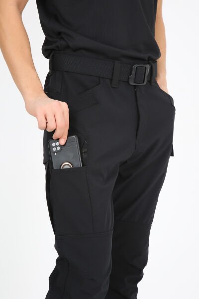 Monel Outdoor Siyah Ultra Likralı Siyah Su iticili Ripstop Taktik Pantolon Siyah - 54