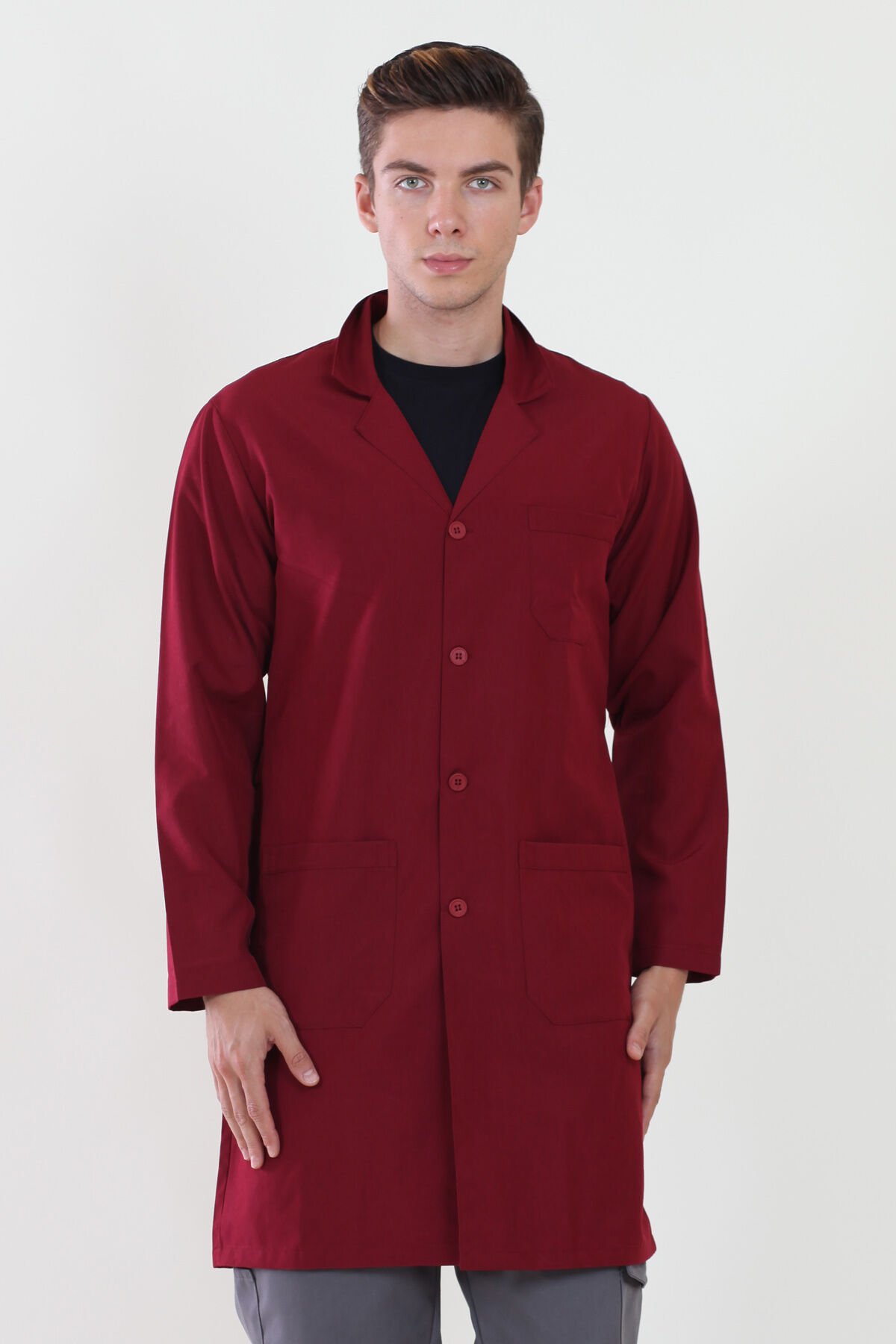 İş Önlüğü Bordo XXL - Bordo