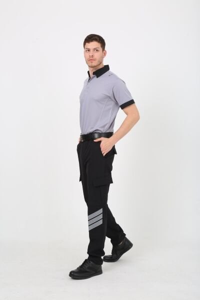 Yeni Tip Ultralikra Güvenlik Erkek Pantolon Ripstop Siyah - 44