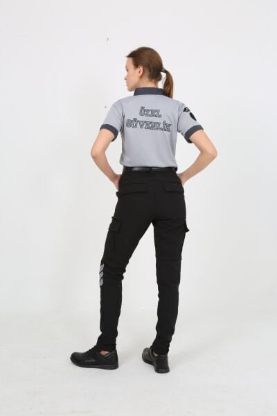 Yeni Kamu Personel Bayan Özel Güvenlik Yazlık Tshirt Gri - S