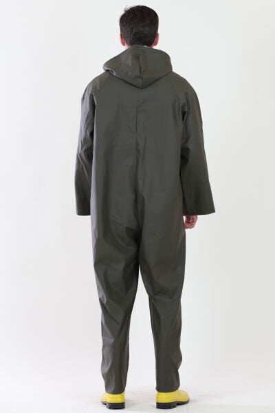 Kapşonlu Fermuarlı Boy Tulum