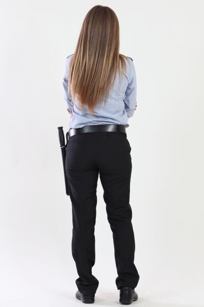 Bayan Siyah Güvenlik Pantolon 46 - Siyah