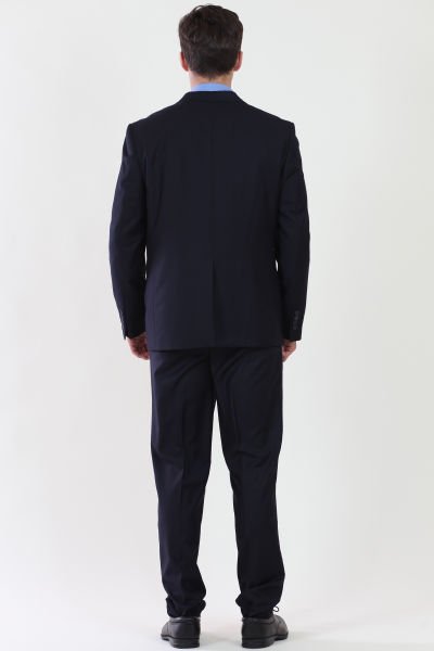 Erkek Lacivert Takım Elbise 56 - Lacivert