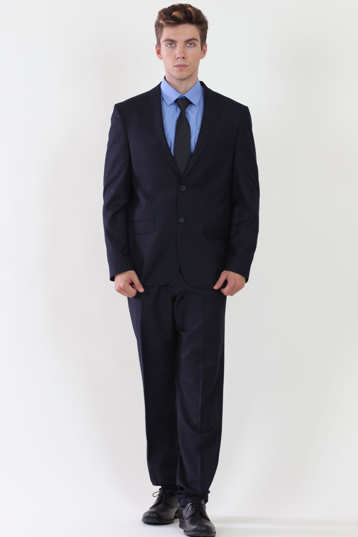 Erkek Lacivert Takım Elbise 56 - Lacivert