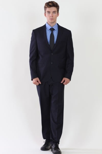 Erkek Lacivert Takım Elbise 56 - Lacivert