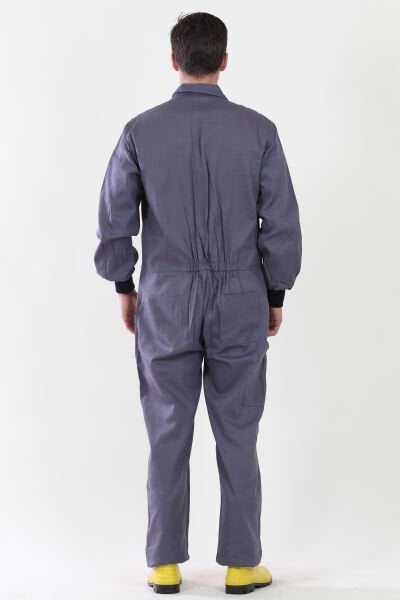 Kollu İşçi Tulum Tamirci Tulum Gri XL - Gri