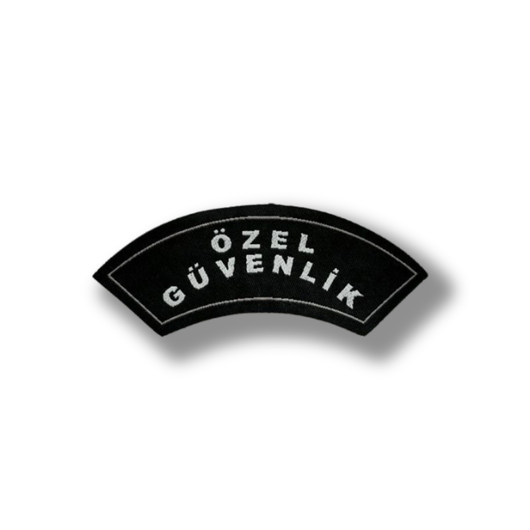 Yeni Kamu Özel Güvenlik Dokuma Tek Kol Arması