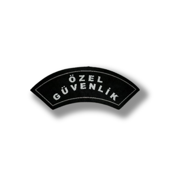 Yeni Kamu Özel Güvenlik Dokuma Tek Kol Arması