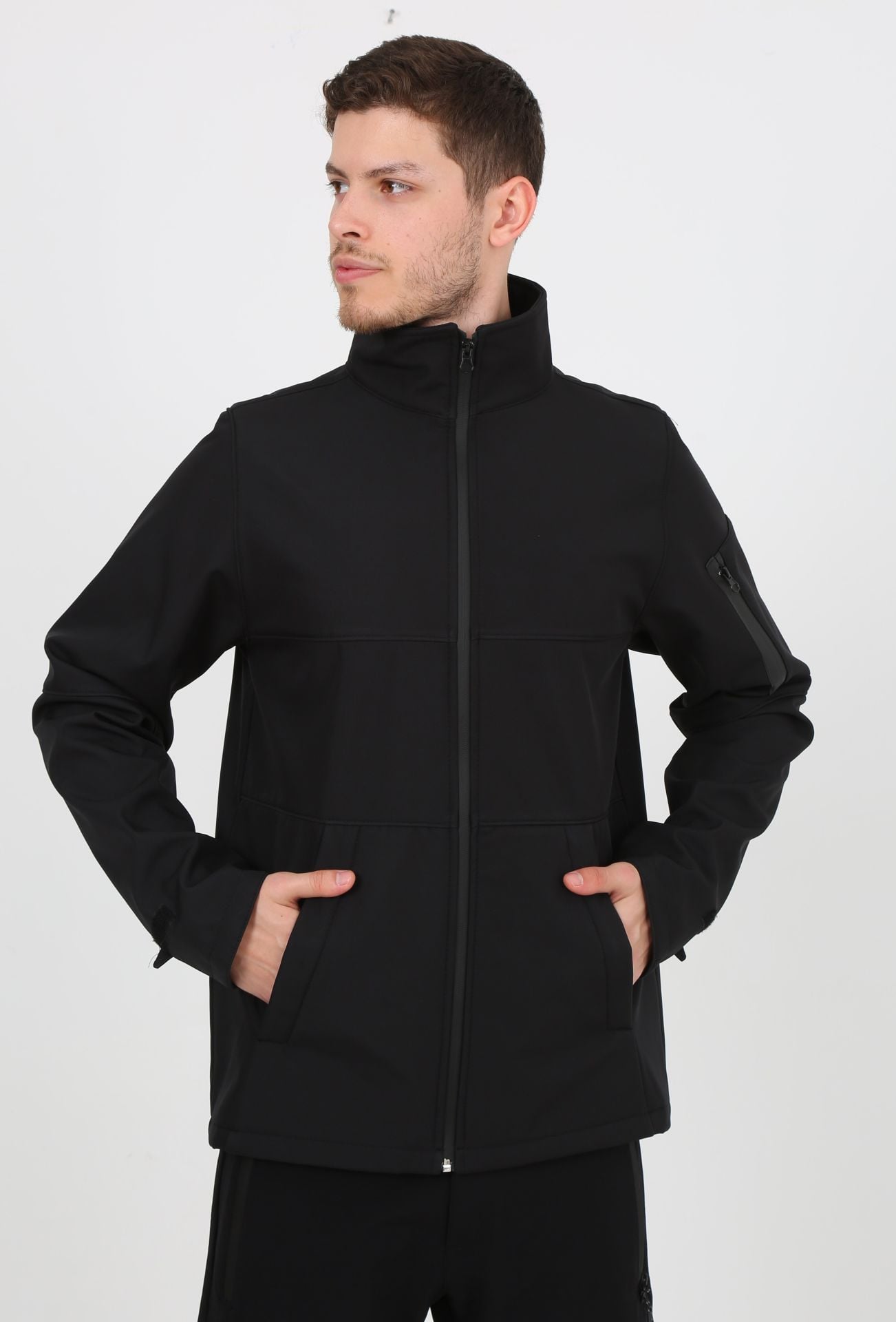 Softshell Siyah Mont