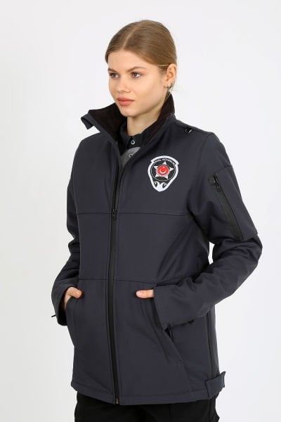 Yeni Kamu Personel Özel Güvenlik Bayan Kışlık Softshell Mont
