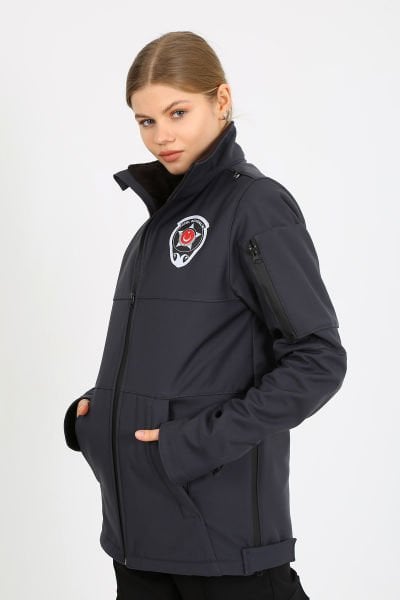 Yeni Kamu Personel Özel Güvenlik Bayan Kışlık Softshell Mont