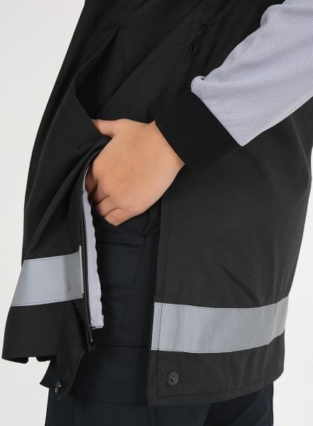 Yeni Tip Güvenlik Yazlık Erkek Yazlık İçi Fileli Siyah Yelek (Armalı, Baskılı)