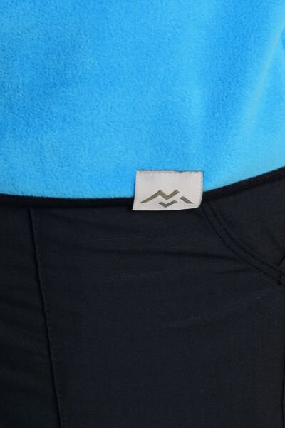 Monel Yarım Fermuarlı Turkuaz Mavi Polar 2XL - Turkuaz Mavi