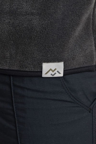 Monel Yarım Fermuarlı Füme Polar 2XL - Füme