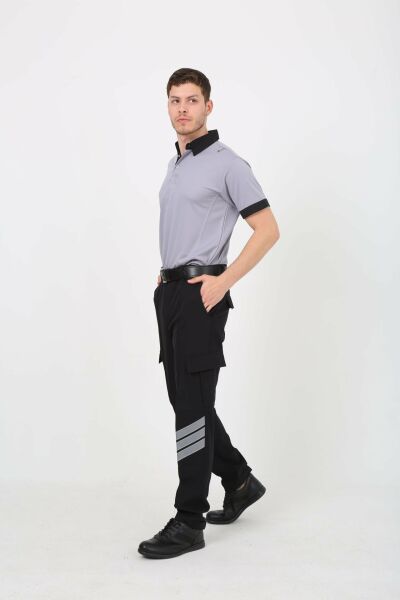 Yeni Tip Yazlık Cool Likra  Güvenlik Erkek Pantolon (Cool Likra-Yazlık) 38 - Siyah