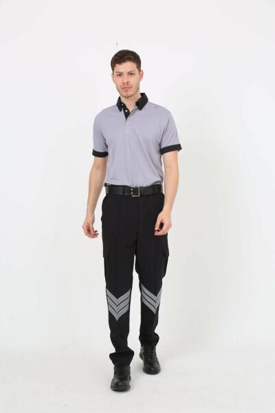 Yeni Tip Yazlık Cool Likra  Güvenlik Erkek Pantolon (Cool Likra-Yazlık) 42 - Siyah