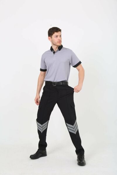 Yeni Tip Yazlık Cool Likra  Güvenlik Erkek Pantolon (Cool Likra-Yazlık) 42 - Siyah
