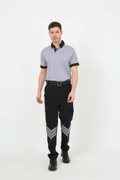 Yeni Tip Yazlık Cool Likra  Güvenlik Erkek Pantolon (Cool Likra-Yazlık) 48 - Siyah