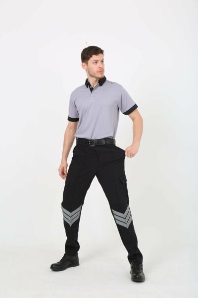 Yeni Tip Yazlık Cool Likra  Güvenlik Erkek Pantolon (Cool Likra-Yazlık) 56 - Siyah