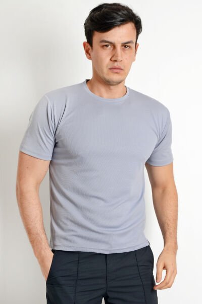 Monel Dry Touch Sporcu Outdoor Gri Tshirt M - Gri