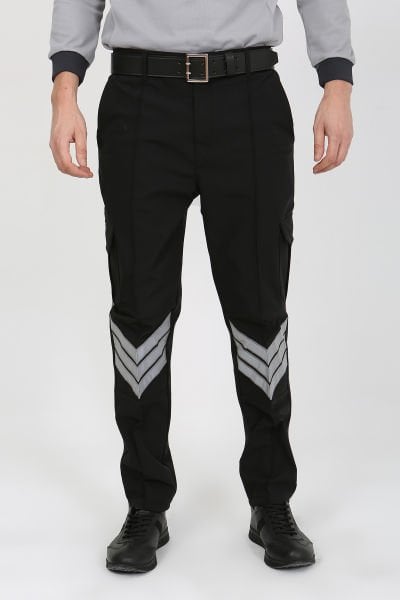 Yeni Tip Termo Likra (İçi Polarlı Kışlık) Siyah Güvenlik Unisex  Pantolon Ripstop Kışlık İçi Polarlı