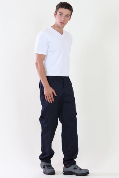 İş Pantolonu Lacivert  (Komando Cepli) İntrandren Boya 42 - Lacivert